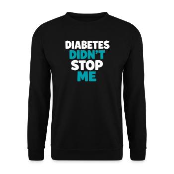 Blutzucker-insulin-unterstützung Typ Eins Stolz - Unisex Pullover - Schwarz - Vorne - Alina (178cm) & Michal (187cm)