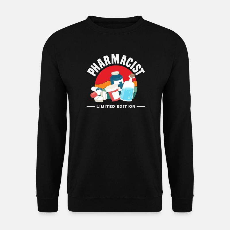 Apotheker Retro Pharmazietechniker - Unisex Pullover - Schwarz