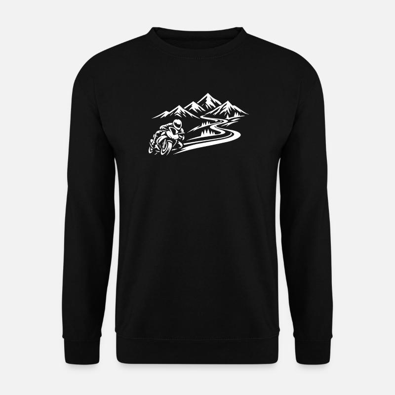 Alpine Pass Ride - Unisex Sweatshirt - black