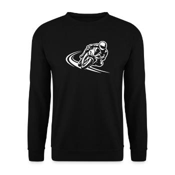 Curve hunter - Unisex Sweatshirt - black - Front - Alina (178cm) & Michal (187cm)