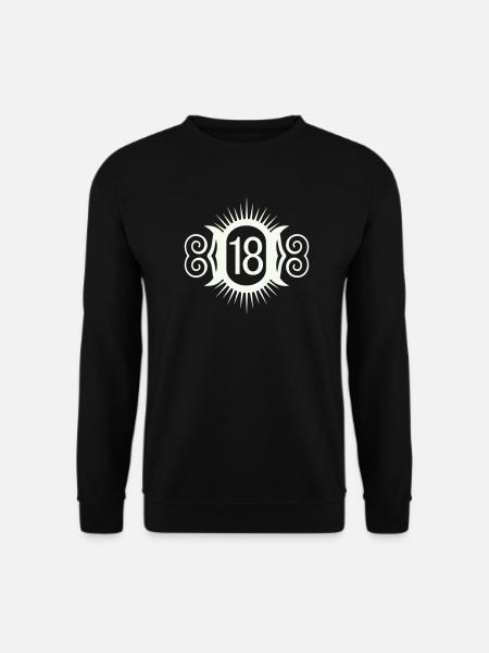 18 - Unisex Sweatshirt - black