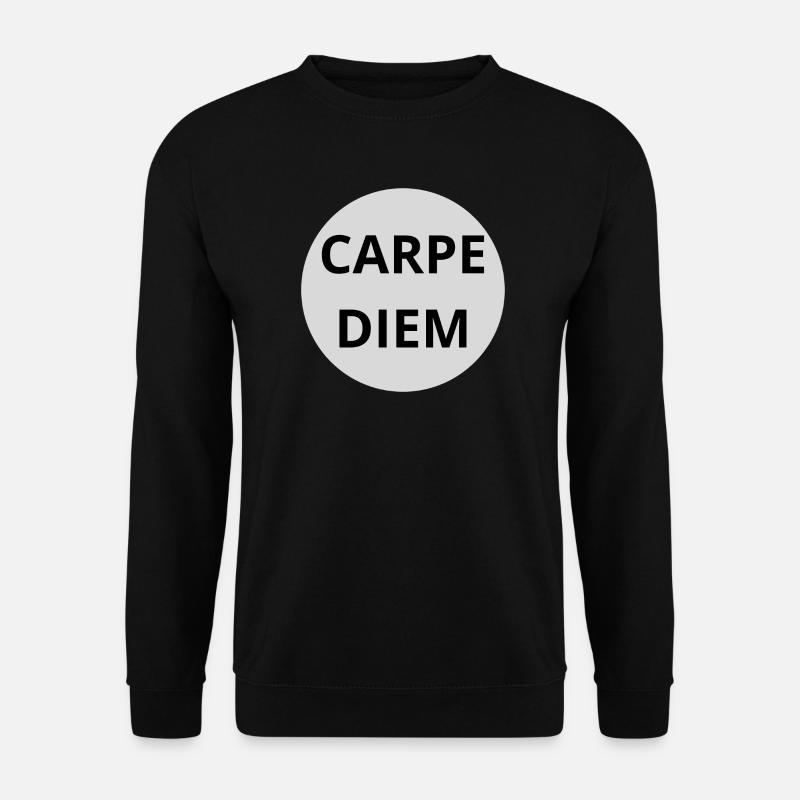 Carpe Diem - Unisex Pullover - Schwarz
