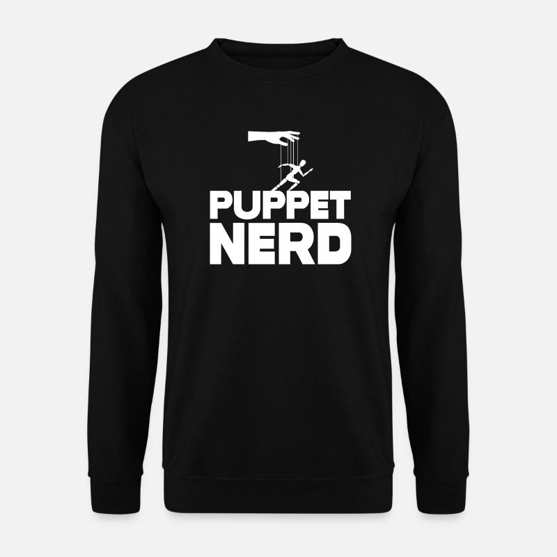 Marionnette nerd marionnette - Sweat-shirt Unisexe - noir