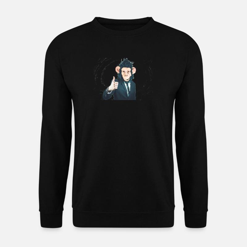 MONKEY - Unisex Pullover - Schwarz