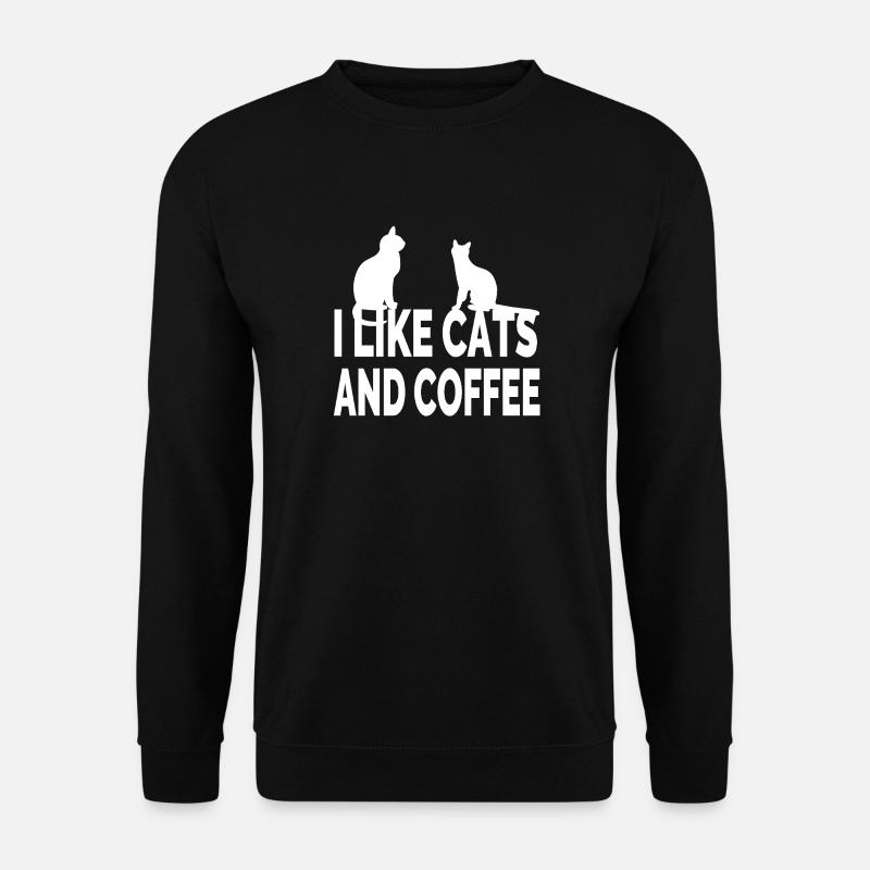 Katzen - Unisex Pullover - Schwarz