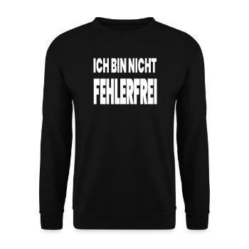 faultless - Unisex Sweatshirt - black - Front - Alina (178cm) & Michal (187cm)