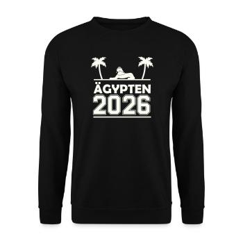 Silhouette Égypte 2026 - Sweat-shirt Unisexe - noir - Devant - Alina (178cm) & Michal (187cm)