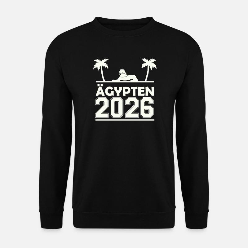 Ägypten 2026 Silhouette - Unisex Pullover - Schwarz