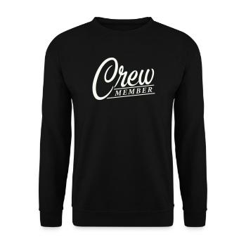 membre d’équipage - Sweat-shirt Unisexe - noir - Devant - Alina (178cm) & Michal (187cm)