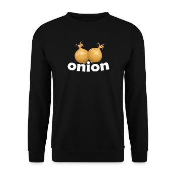OIGNON - Sweat-shirt Unisexe - noir - Devant - Alina (178cm) & Michal (187cm)