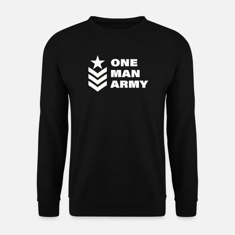 one man - Unisex Sweatshirt - black