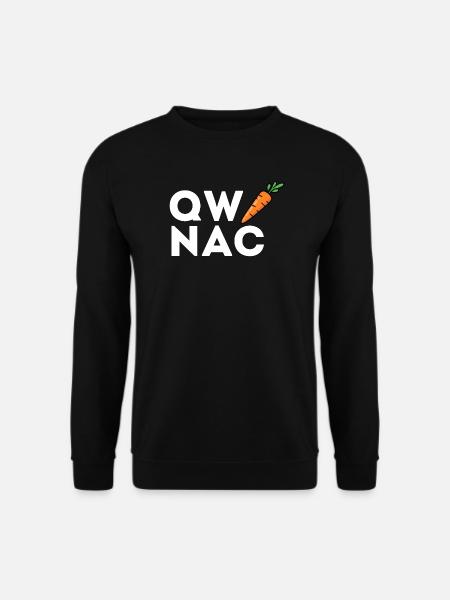 QW NAC – Votre raccourci préféré dans la version Premium - Sweat-shirt Unisexe - noir