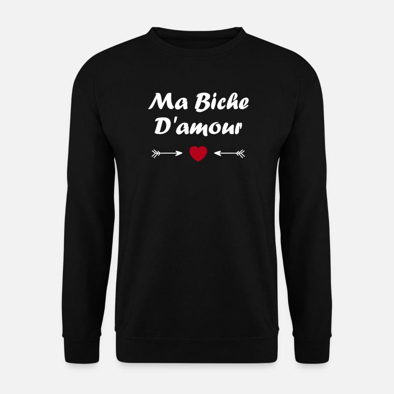 biche - Sweat-shirt Unisexe - noir
