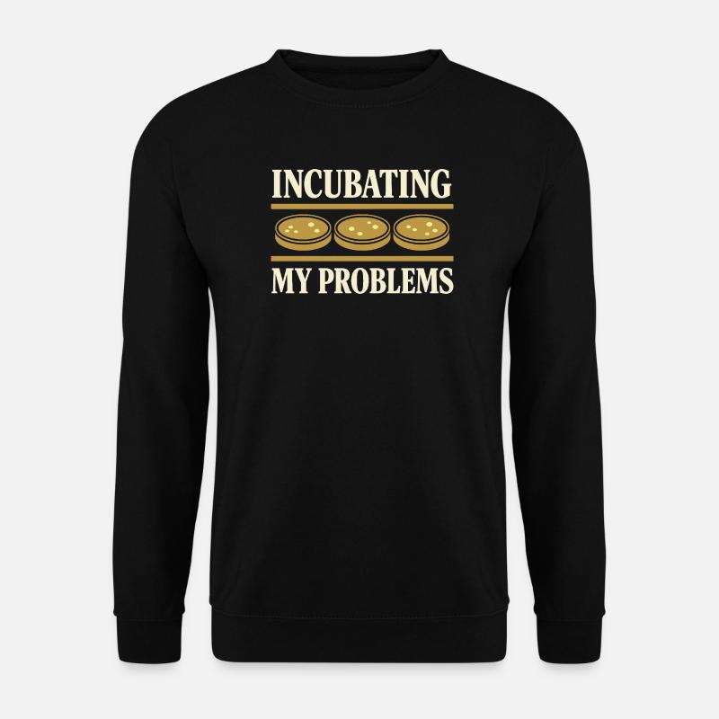 Mikrobiologie - Unisex Pullover - Schwarz