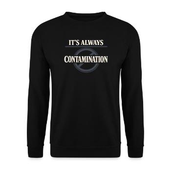 Mikrobiologie - Unisex Pullover - Schwarz - Vorne - Alina (178cm) & Michal (187cm)