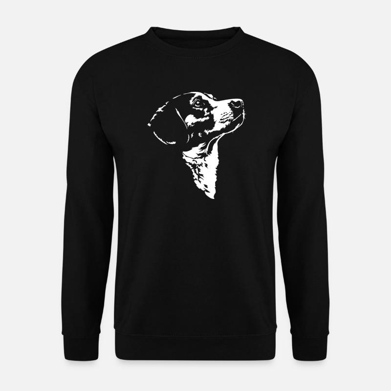 Drever Silhouette Hunde Hund Wilsigns - Unisex Pullover - Schwarz