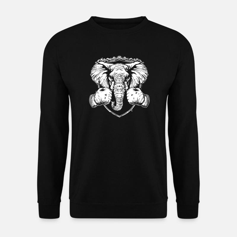 Elephant Boxing MMA - Unisex Sweatshirt - black