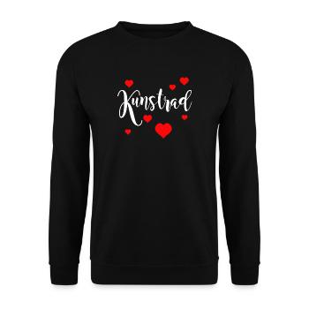 Artistic cycling, artistic cycling, indoor cycling - Unisex Sweatshirt - black - Front - Alina (178cm) & Michal (187cm)
