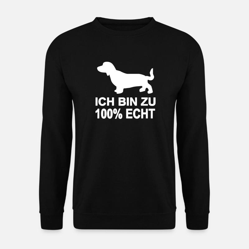 Dackel - Unisex Pullover - Schwarz