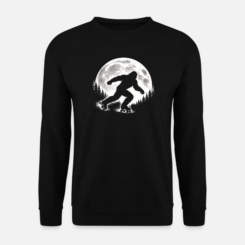 Bigfoot Roller Skater - Unisex Pullover - Schwarz