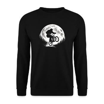 Saut BMX Bigfoot - Sweat-shirt Unisexe - noir - Devant - Alina (178cm) & Michal (187cm)