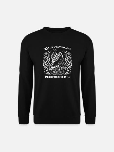 Captain of the tax class - Unisex Sweatshirt - black