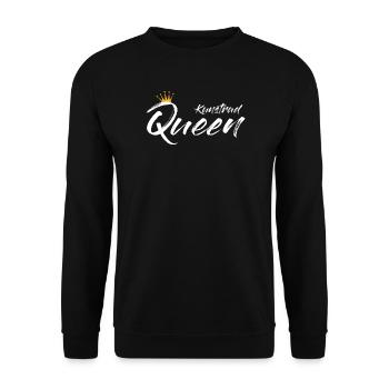 Artistic cycling, artistic cycling, indoor cycling - Unisex Sweatshirt - black - Front - Alina (178cm) & Michal (187cm)