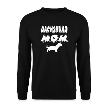 Dachshund - Unisex Sweatshirt - black - Front - Alina (178cm) & Michal (187cm)