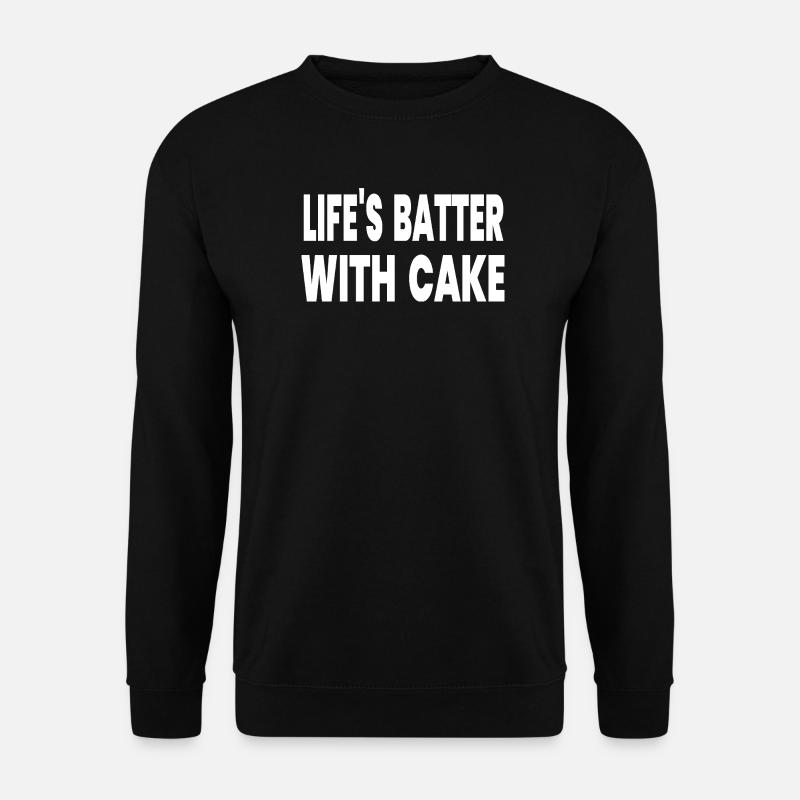 Kuchen - Unisex Pullover - Schwarz