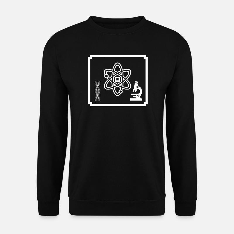 Labor Monitor Pixel Wissenschaft - Unisex Pullover - Schwarz