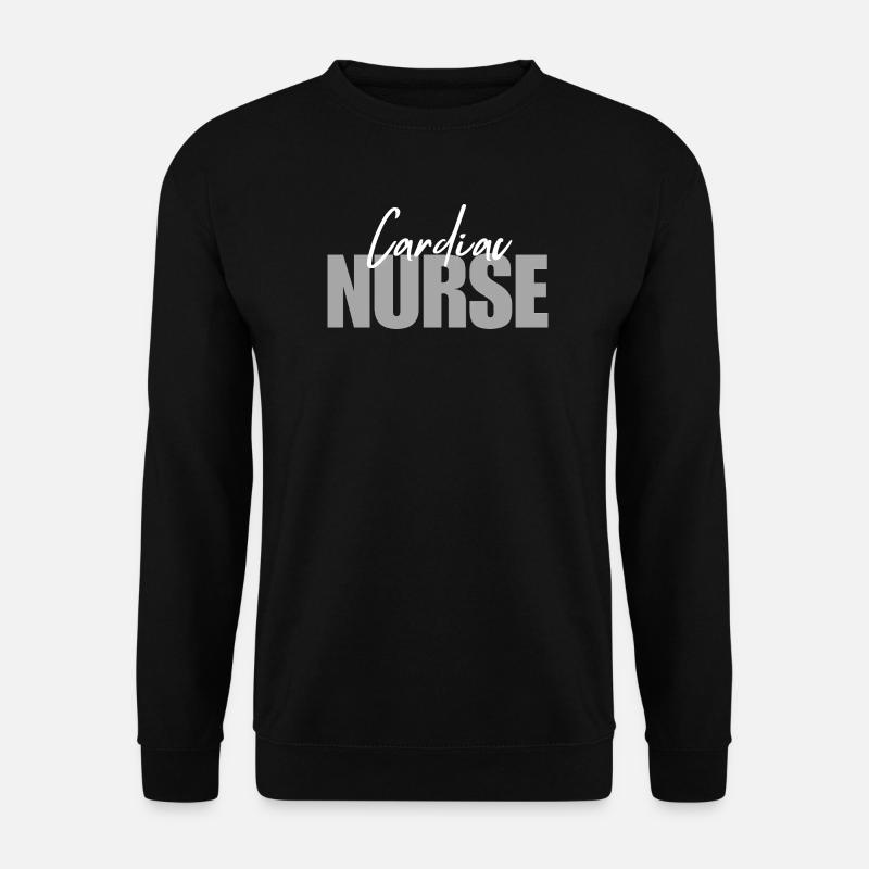 Herzkrankenschwester EKG Kardiologie Krankenschwester - Unisex Pullover - Schwarz