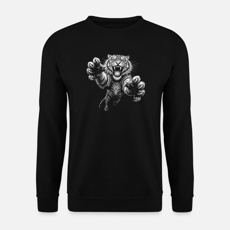 Tiger - Unisex Pullover - Schwarz