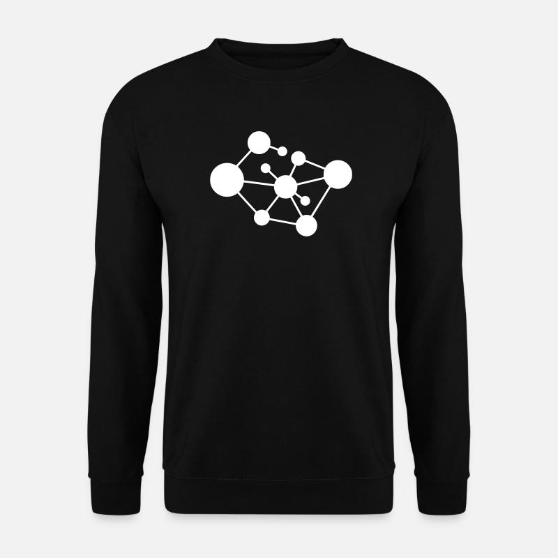 Molecule Network Connection - Unisex Sweatshirt - black
