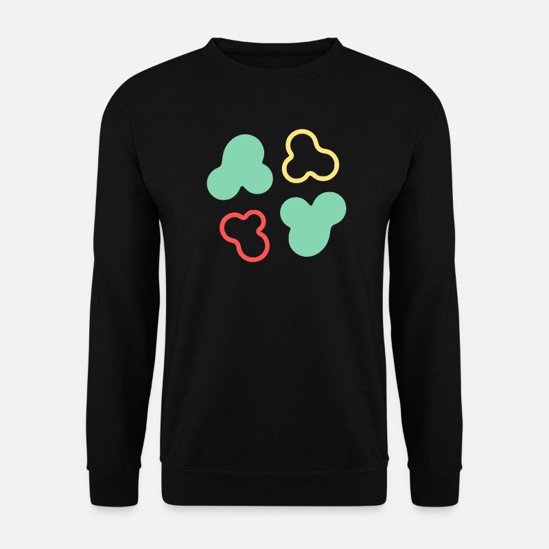 Amöben Zellen Formen Bunt - Unisex Pullover - Schwarz