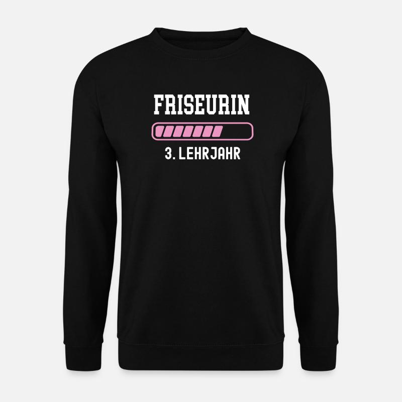 Apprentissage de coiffeur de coiffeur de 3 ans Apprentissage de coiffeur - Sweat-shirt Unisexe - noir