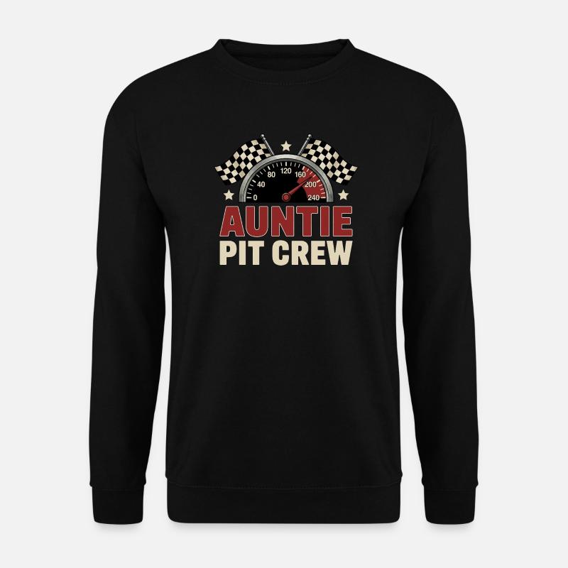 Auntie Pit Crew Racing - Unisex Pullover - Schwarz