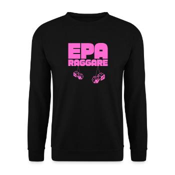 EPA Ragger – Pink Hanging Dice - Unisex Sweatshirt - black - Front - Alina (178cm) & Michal (187cm)