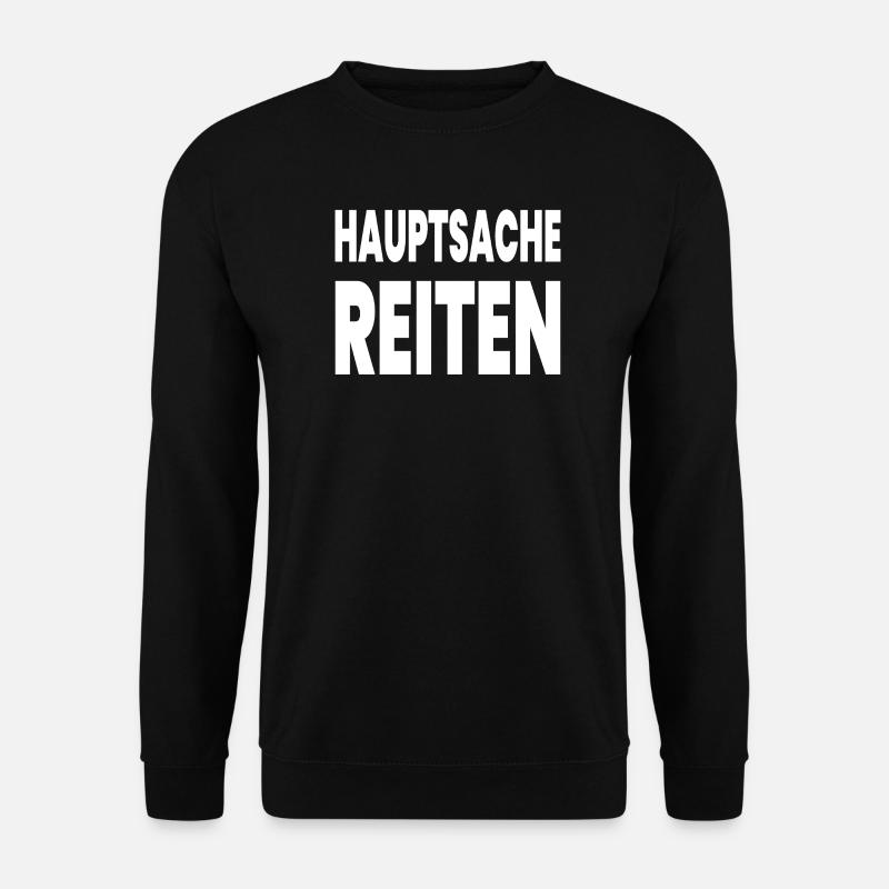 Reiten - Unisex Pullover - Schwarz