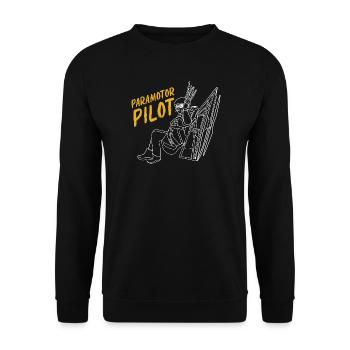 Parapente, parapente, parapente - Sweat-shirt Unisexe - noir - Devant - Alina (178cm) & Michal (187cm)