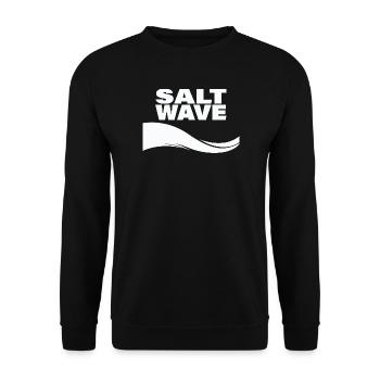SALT WAVE - Unisex Pullover - Schwarz - Vorne - Alina (178cm) & Michal (187cm)