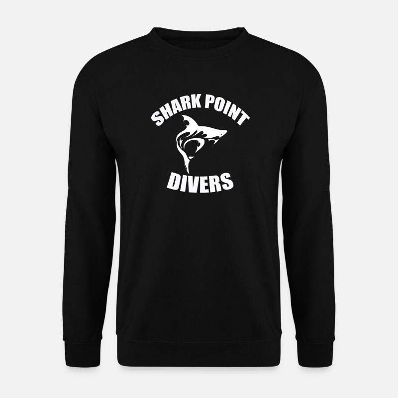 Plongeurs de Shark Point - Sweat-shirt Unisexe - noir