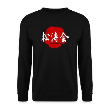 Shotokai Karate Martial Arts Kanji Japan - Unisex Sweatshirt - black - Front - Alina (178cm) & Michal (187cm)