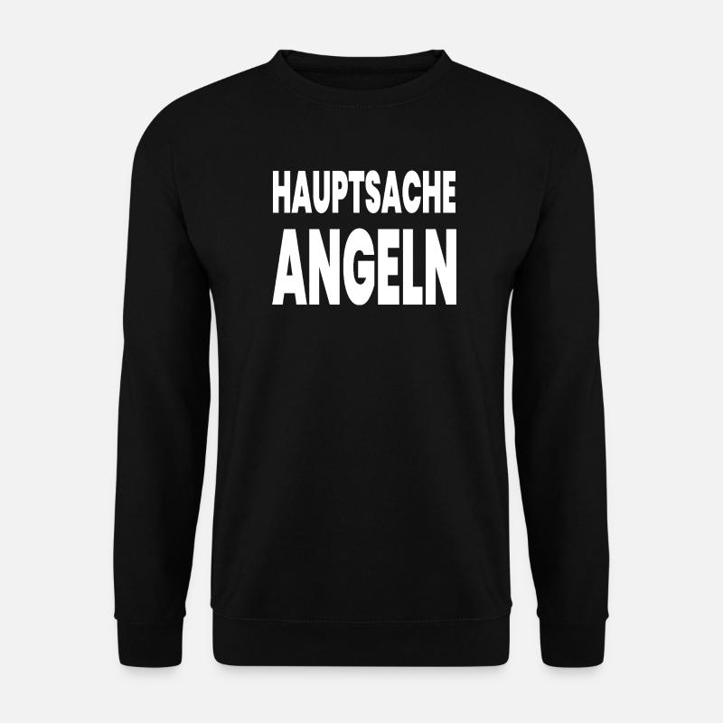 Angeln - Unisex Pullover - Schwarz