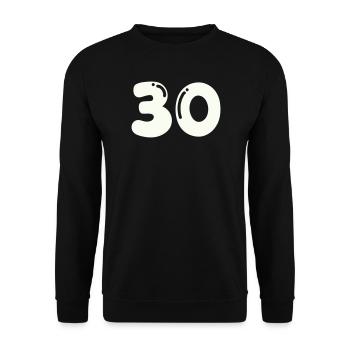 30 - Sweat-shirt Unisexe - noir - Devant - Alina (178cm) & Michal (187cm)