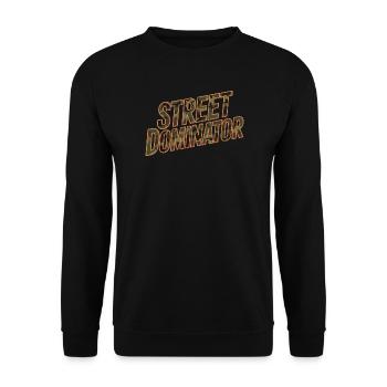 Street Dominator Car Tuner Style Camouflage - Unisex Sweatshirt - black - Front - Alina (178cm) & Michal (187cm)