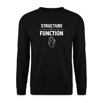 Herzultraschalltechniker Echo-techniker - Unisex Pullover - Schwarz - Vorne - Alina (178cm) & Michal (187cm)