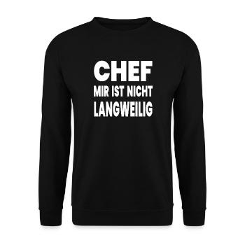 patron - Sweat-shirt Unisexe - noir - Devant - Alina (178cm) & Michal (187cm)