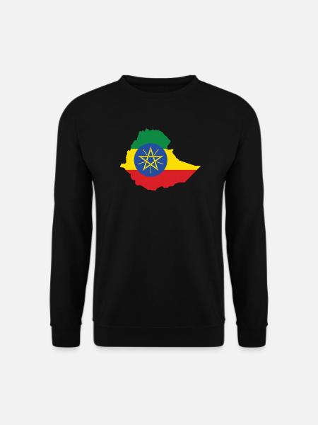 Ethiopia Power Rasta Reggae Rastafari Roots - Unisex Sweatshirt - black