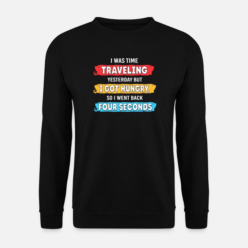 Voyage dans le temps - Sweat-shirt Unisexe - noir