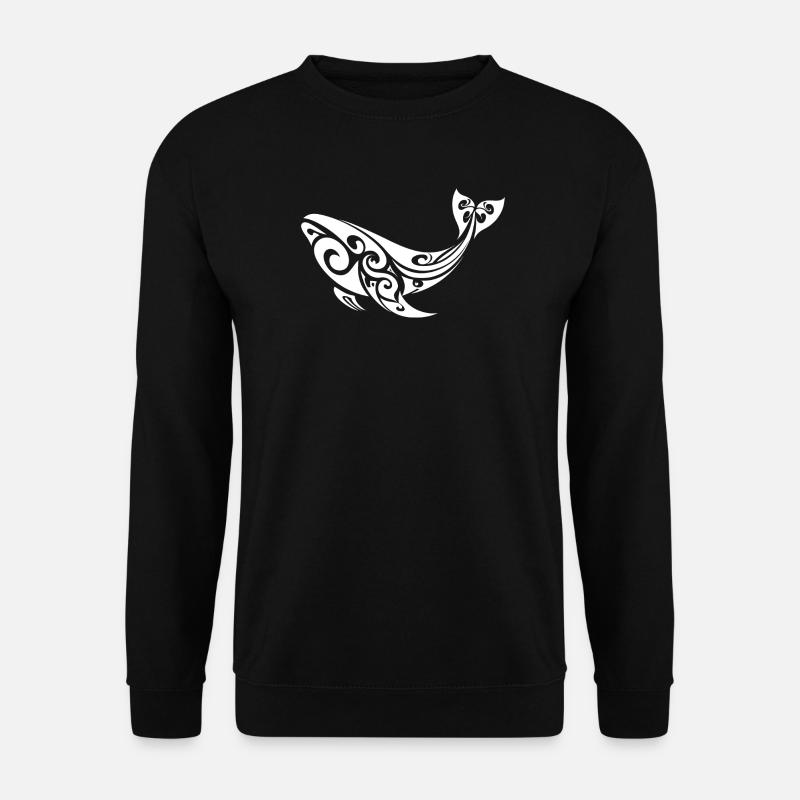 whale - Unisex Sweatshirt - black